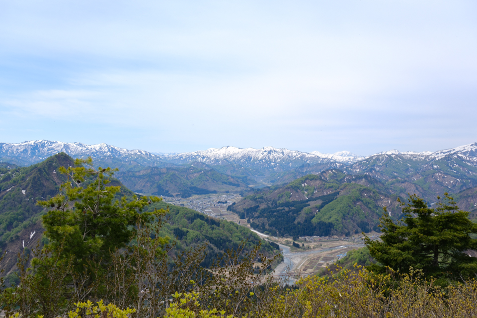 蒲生岳山頂からの眺め
