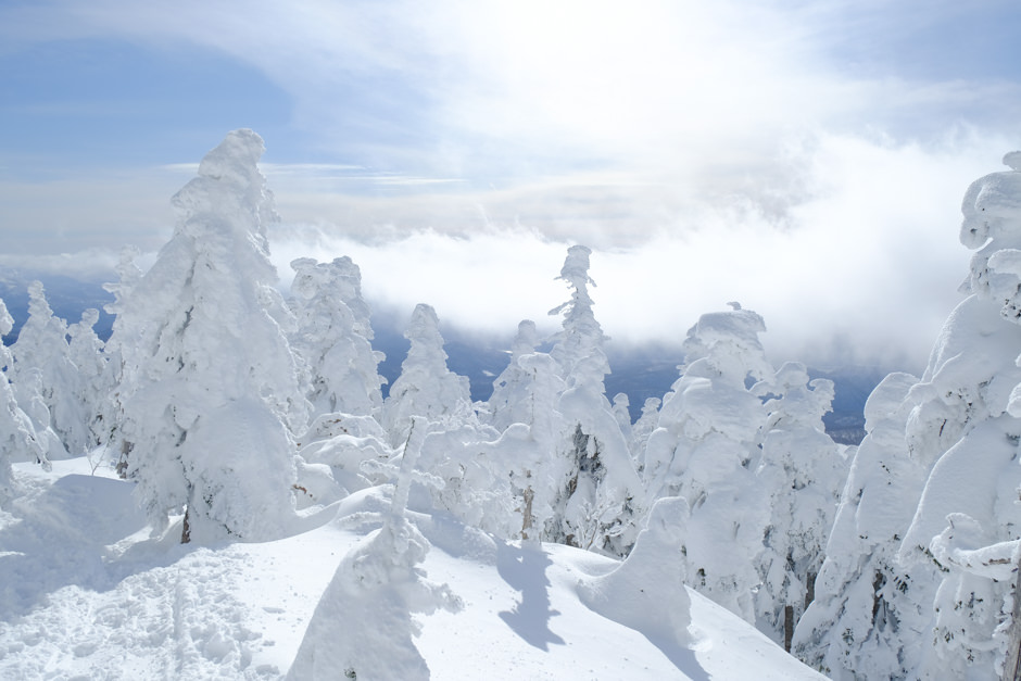 冬の西大巓登山