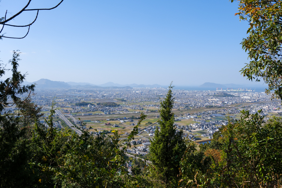 讃岐富士四合目あたりからの景色