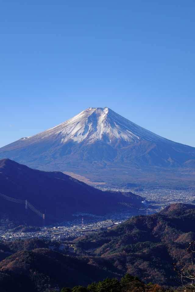 高川山山頂からの富士山