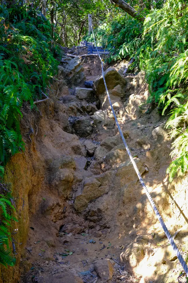 立石山の登山道