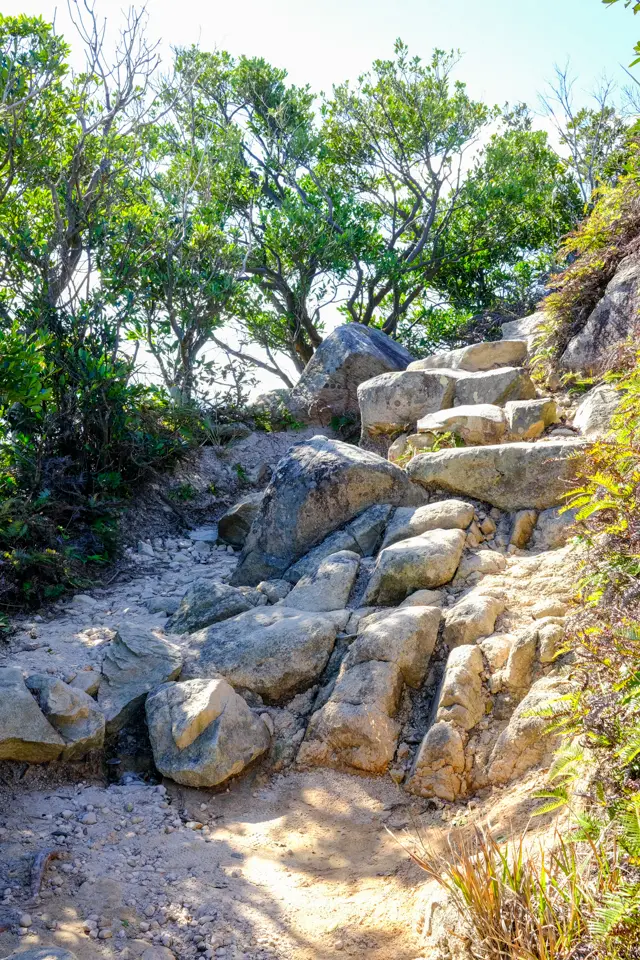 立石山の登山道